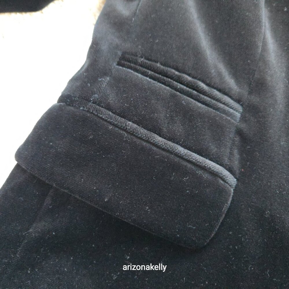 NWOT J. Crew Velvet Schoolboy Blazer Black Size 2 - Picture 11 of 12